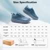 image:imageMens Orthopedic Diabetic Wide Running Shoes Arch Support Plantar Fasciitis Sneakers Comfortable Beathable Orthotic Walking Shoes for Ankle amp Heel Pain Relief Wide Fit for Swollen FeetK3dark Blue