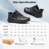 image:imageMens Orthopedic Diabetic Wide Running Shoes Arch Support Plantar Fasciitis Sneakers Comfortable Beathable Orthotic Walking Shoes for Ankle amp Heel Pain Relief Wide Fit for Swollen FeetK1black1