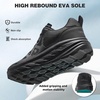 image:imageMens Orthopedic Diabetic Wide Running Shoes Arch Support Plantar Fasciitis Sneakers Comfortable Beathable Orthotic Walking Shoes for Ankle amp Heel Pain Relief Wide Fit for Swollen FeetK1black1