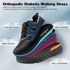 image:imageMens Orthopedic Diabetic Wide Running Shoes Casual Arch Support Plantar Fasciitis Sneakers Comfortable Beathable Orthotic Walking Shoes for Ankle amp Heel Pain Relief Wide Fit for Swollen FeetK2dark Blue