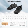 image:imageMens Orthopedic Diabetic Wide Running Shoes Casual Arch Support Plantar Fasciitis Sneakers Comfortable Beathable Orthotic Walking Shoes for Ankle amp Heel Pain Relief Wide Fit for Swollen FeetK1black