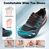 image:imageMens Orthopedic Diabetic Wide Running Shoes Casual Arch Support Plantar Fasciitis Sneakers Comfortable Beathable Orthotic Walking Shoes for Ankle amp Heel Pain Relief Wide Fit for Swollen FeetK2dark Blue