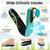 image:imageMens Orthopedic Diabetic Wide Running Shoes Comfortable Arch Support Plantar Fasciitis Sports Shoes for Easy OnOff High Arch Orthotic Swollen Tennis Fashion Sneakers for Foot and Heel Pain ReliefK1black