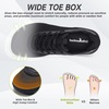 image:imageMens Orthopedic Diabetic Wide Running Shoes Comfortable Arch Support Plantar Fasciitis Sports Shoes for Easy OnOff High Arch Orthotic Swollen Tennis Fashion Sneakers for Foot and Heel Pain ReliefK1black