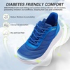 image:imageMens Orthopedic Diabetic Wide Running Shoes Comfortable Arch Support Plantar Fasciitis Sports Shoes for Easy OnOff High Arch Orthotic Swollen Tennis Fashion Sneakers for Foot and Heel Pain ReliefK2dark Blue