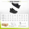 image:imageMens Orthopedic Diabetic Wide Running Shoes Comfortable Arch Support Plantar Fasciitis Sports Shoes for Easy OnOff High Arch Orthotic Swollen Tennis Fashion Sneakers for Foot and Heel Pain ReliefK1black