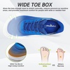 image:imageMens Orthopedic Diabetic Wide Running Shoes Comfortable Arch Support Plantar Fasciitis Sports Shoes for Easy OnOff High Arch Orthotic Swollen Tennis Fashion Sneakers for Foot and Heel Pain ReliefK2dark Blue