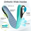 image:imageMens Orthopedic Diabetic Wide Running Shoes Comfortable Arch Support Plantar Fasciitis Sports Sneakers Casual Swollen Orthotic Work Tennis Walking Shoes for Ankle and Heel Pain ReliefK3dark Blue