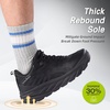 image:imageMens Orthopedic Diabetic Wide Running Shoes Comfortable Arch Support Plantar Fasciitis Sports Sneakers Casual Swollen Orthotic Work Tennis Walking Shoes for Ankle and Heel Pain ReliefK1black