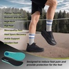 image:imageMens Orthopedic Diabetic Wide Running Shoes Comfortable Arch Support Plantar Fasciitis Sports Sneakers Casual Swollen Orthotic Work Tennis Walking Shoes for Ankle and Heel Pain ReliefK1black