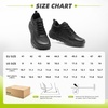 image:imageMens Orthopedic Diabetic Wide Running Shoes Comfortable Arch Support Plantar Fasciitis Sports Sneakers Casual Swollen Orthotic Work Tennis Walking Shoes for Ankle and Heel Pain ReliefK1black