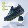 image:imageMens Orthopedic Diabetic Wide Running Shoes Comfortable Casual Arch Support Plantar Fasciitis Sports Sneakers High Arch Swollen Outdoor Work Tennis Walking Shoes for Foot and Heel Pain ReliefK2dark Blue