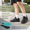image:imageMens Orthopedic Diabetic Wide Running Shoes Comfortable Casual Arch Support Plantar Fasciitis Sports Sneakers High Arch Swollen Outdoor Work Tennis Walking Shoes for Foot and Heel Pain ReliefK1black