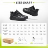 image:imageMens Orthopedic Diabetic Wide Running Shoes Comfortable Casual Arch Support Plantar Fasciitis Sports Sneakers High Arch Swollen Outdoor Work Tennis Walking Shoes for Foot and Heel Pain ReliefK1black