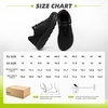 image:imageMens Orthopedic Diabetic Wide Walking Shoes Comfortable Plantar Fasciitis Fashion Sneakers with Arch Support Casual Hammer Toes Swollen Tennis Work Sports Shoes for Heel and Foot Pain ReliefK1black