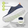image:imageMens Orthopedic Diabetic Wide Walking Shoes Comfortable Plantar Fasciitis Fashion Sneakers with Arch Support Casual Hammer Toes Swollen Tennis Work Sports Shoes for Heel and Foot Pain ReliefK3dark Blue