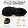 image:imageMens Orthopedic Diabetic Wide Walking Shoes Comfortable Plantar Fasciitis Fashion Sneakers with Arch Support Casual Hammer Toes Swollen Tennis Work Sports Shoes for Heel and Foot Pain ReliefK1black