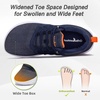 image:imageMens Orthopedic Diabetic Wide Walking Shoes Comfortable Plantar Fasciitis Fashion Sneakers with Arch Support Casual Hammer Toes Swollen Tennis Work Sports Shoes for Heel and Foot Pain ReliefK3dark Blue