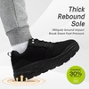 image:imageMens Orthopedic Diabetic Wide Walking Shoes Comfortable Plantar Fasciitis Fashion Sneakers with Arch Support Casual Hammer Toes Swollen Tennis Work Sports Shoes for Heel and Foot Pain ReliefK1black