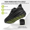 image:imageMens Orthopedic Diabetic Wide Walking Shoes Wide Toe Box Comfortable Arch Support Plantar Fasciitis Running Sports Sneakers Casual Flat Feet Swollen Feet Shoes for Foot and Heel Pain ReliefK1black