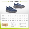 image:imageMens Orthopedic Diabetic Wide Walking Shoes Wide Toe Box Comfortable Arch Support Plantar Fasciitis Running Sports Sneakers Casual Flat Feet Swollen Feet Shoes for Foot and Heel Pain ReliefK2dark Blue