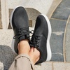 image:imageMens Orthopedic Fashion Sneakers Walking Shoes Leather Comfortable Cushioned Shoes for Achilles Tendon Supportive Shock Absorber Sneakers for High Arch Black Size 10