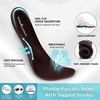image:imageMens Orthopedic Leather Chukka Boots Comfortable Arch Support Plantar Fasciitis Tuxedo Business Dress Oxfords Flat Feet Orthotics Casual Walking Mid Top Ankle Boots for Foot and Heel Pain ReliefW2dark Brown