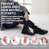 image:imageMens Orthopedic Leather Chukka Boots Comfortable Arch Support Plantar Fasciitis Tuxedo Business Dress Oxfords Flat Feet Orthotics Casual Walking Mid Top Ankle Boots for Foot and Heel Pain ReliefW1black