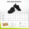 image:imageMens Orthopedic Leather Dress Shoes Casual Arch Support Plantar Fasciitis Orthotic Walking Business Oxford Comfortable High Arch Golf Tennis Work Sneakers for Foot Heel Pain ReliefW1black