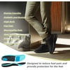image:imageMens Orthopedic Leather Dress Shoes Casual Arch Support Plantar Fasciitis Orthotic Walking Business Oxford Comfortable High Arch Golf Tennis Work Sneakers for Foot Heel Pain ReliefW1black