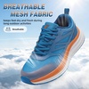 image:imageMens Orthopedic Road Running Shoes Comfort Casual Arch Support Sneakers for Plantar Fasciitis Flat Feet High Arch Orthotic Athletic Sports Tennis Work Walking Shoes for Foot amp Heel Pain ReliefW2blue