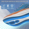 image:imageMens Orthopedic Road Running Shoes Comfort Casual Arch Support Sneakers for Plantar Fasciitis Flat Feet High Arch Orthotic Athletic Sports Tennis Work Walking Shoes for Foot amp Heel Pain ReliefW2blue
