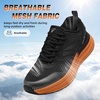 image:imageMens Orthopedic Road Running Shoes Comfort Casual Arch Support Sneakers for Plantar Fasciitis Flat Feet High Arch Orthotic Athletic Sports Tennis Work Walking Shoes for Foot amp Heel Pain ReliefW1black