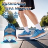 image:imageMens Orthopedic Road Running Shoes Comfort Casual Arch Support Sneakers for Plantar Fasciitis Flat Feet High Arch Orthotic Athletic Sports Tennis Work Walking Shoes for Foot amp Heel Pain ReliefW2blue