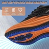 image:imageMens Orthopedic Road Running Shoes Comfort Casual Arch Support Sneakers for Plantar Fasciitis Flat Feet High Arch Orthotic Athletic Sports Tennis Work Walking Shoes for Foot amp Heel Pain ReliefW1black