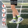 image:imageMens Orthopedic Road Running Shoes Comfort Casual Arch Support Sneakers for Plantar Fasciitis Flat Feet High Arch Orthotic Athletic Sports Tennis Work Walking Shoes for Foot amp Heel Pain ReliefW3white Blue