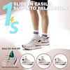 image:imageMens Orthopedic Road Running Shoes Comfortable Casual Arch Support Plantar Fasciitis Orthotic Sport Sneakers Supportive Athletic Tennis Working Walking Shoes for Foot Heel and Pain ReliefW2beige