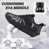 image:imageMens Orthopedic Road Running Shoes Comfortable Casual Arch Support Plantar Fasciitis Orthotic Sport Sneakers Supportive Athletic Tennis Working Walking Shoes for Foot Heel and Pain ReliefW1black