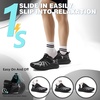 image:imageMens Orthopedic Road Running Shoes Comfortable Casual Arch Support Plantar Fasciitis Orthotic Sport Sneakers Supportive Athletic Tennis Working Walking Shoes for Foot Heel and Pain ReliefW1black