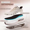 image:imageMens Orthopedic Road Running Shoes Comfortable Casual Arch Support Plantar Fasciitis Orthotic Sport Sneakers Supportive Athletic Tennis Working Walking Shoes for Foot Heel and Pain ReliefW2beige