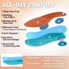 image:imageMens Orthopedic Road Running Shoes Comfortable Casual Arch Supports Plantar Fasciitis Orthotic Slip OnOff Sport Sneakers Flat Feet High Arch Tennis Work Walking Shoes for Foot Heel and Pain ReliefW2orange Black