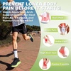 image:imageMens Orthopedic Road Running Shoes Comfortable Casual Arch Supports Plantar Fasciitis Orthotic Slip OnOff Sport Sneakers Flat Feet High Arch Tennis Work Walking Shoes for Foot Heel and Pain ReliefW1black