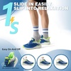 image:imageMens Orthopedic Road Running Shoes Comfortable Casual Arch Supports Plantar Fasciitis Orthotic Slip OnOff Sport Sneakers Flat Feet High Arch Tennis Work Walking Shoes for Foot Heel and Pain ReliefW3dark Blue