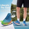 image:imageMens Orthopedic Road Running Shoes Comfortable Casual Arch Supports Plantar Fasciitis Orthotic Sports Athletic Sneakers Flat Feet High Arch Tennis Work Walking Shoes for Foot Heel and Pain ReliefW2blue