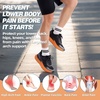 image:imageMens Orthopedic Road Running Shoes Comfortable Casual Arch Supports Plantar Fasciitis Orthotic Sports Athletic Sneakers Flat Feet High Arch Tennis Work Walking Shoes for Foot Heel and Pain ReliefW1black