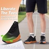 image:imageMens Orthopedic Road Running Shoes Comfortable Casual Arch Supports Plantar Fasciitis Orthotic Sports Athletic Sneakers Flat Feet High Arch Tennis Work Walking Shoes for Foot Heel and Pain ReliefW1black