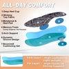 image:imageMens Orthopedic Road Running Shoes Comfortable Casual Arch Supports Plantar Fasciitis Orthotic Sports Athletic Sneakers Flat Feet High Arch Tennis Work Walking Shoes for Foot Heel and Pain ReliefW1black