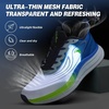 image:imageMens Orthopedic Road Running Sneakers Comfortable Casual Arch Supports Plantar Fasciitis Orthotic Sports Athletic Shoes Flat Feet High Arch Tennis Work Walking Shoes for Foot Heel and Pain ReliefW4blue White