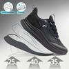image:imageMens Orthopedic Road Running Sneakers Comfortable Casual Arch Supports Plantar Fasciitis Orthotic Sports Athletic Shoes Flat Feet High Arch Tennis Work Walking Shoes for Foot Heel and Pain ReliefW1black