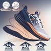 image:imageMens Orthopedic Road Running Sneakers Comfortable Casual Arch Supports Plantar Fasciitis Orthotic Sports Athletic Shoes Flat Feet High Arch Tennis Work Walking Shoes for Foot Heel and Pain ReliefW2dark Blue